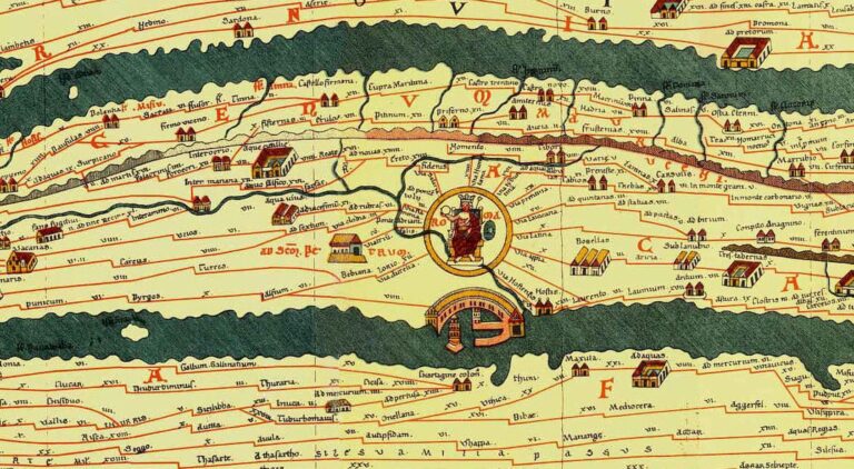 Descubre la Tabula Peutingeriana: El antiguo mapa de calzadas romanas ahora disponible en línea
