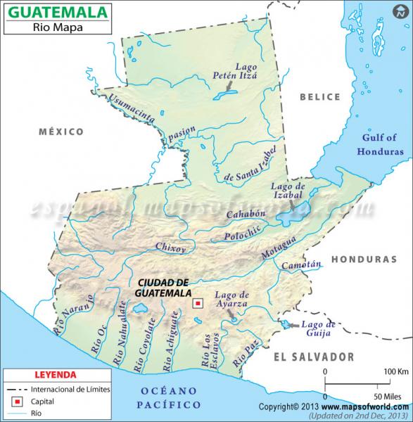 Descubre los ríos de Guatemala con nuestro mapa interactivo