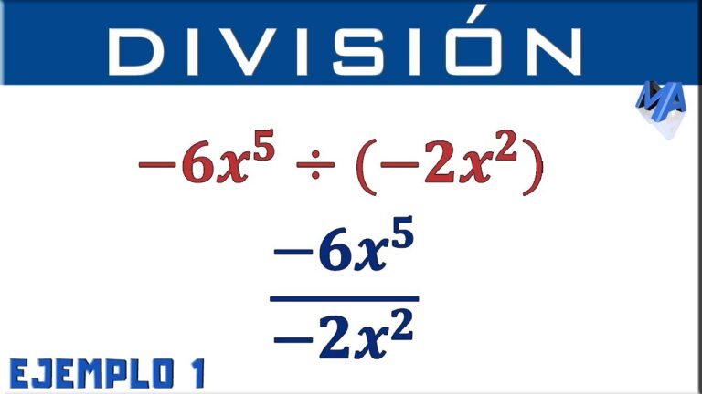 División de Monomios: Definición y Ejemplos en Álgebra