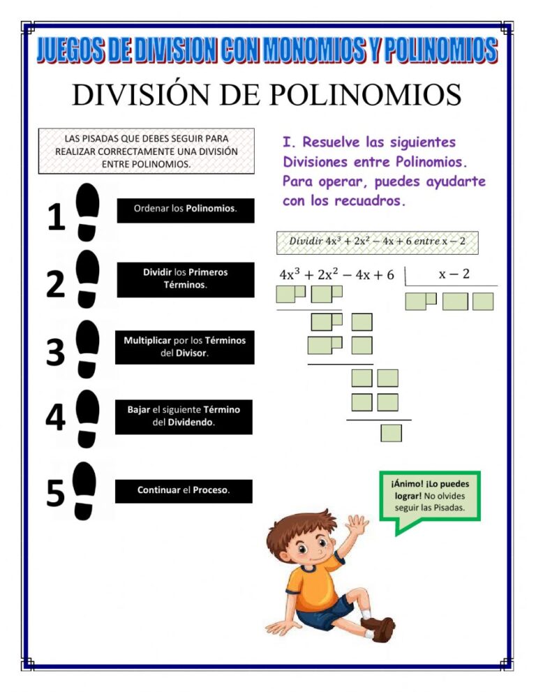 Ejercicios interactivos de división de polinomios en Álgebra: ¡Mejora tus habilidades matemáticas!