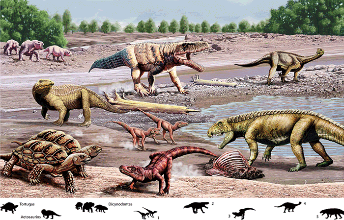 La Era Mesozoica y sus periodos: un viaje al pasado de los reptiles