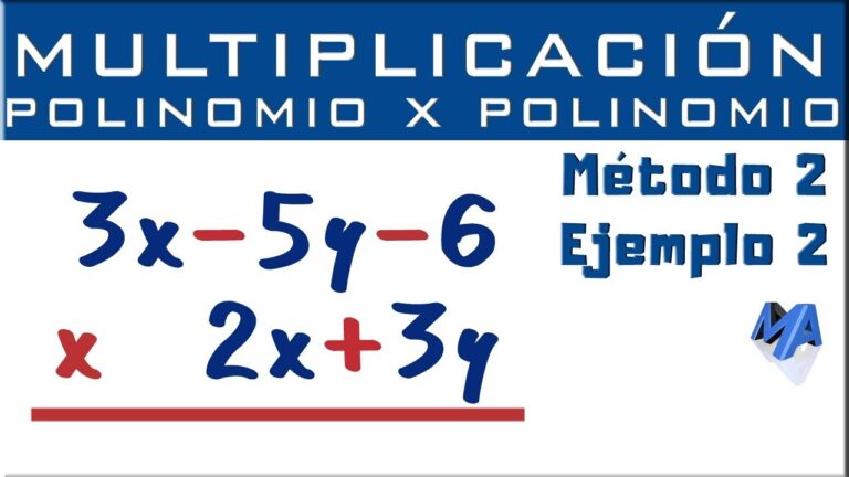 Multiplicación de Polinomios: Aprende Algebra con Ejemplos Prácticos de Matemáticas