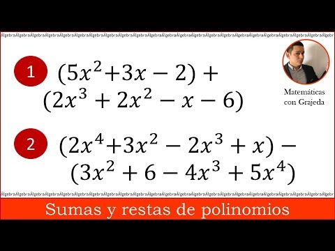 Suma de polinomios: Aprende a resolver en Álgebra